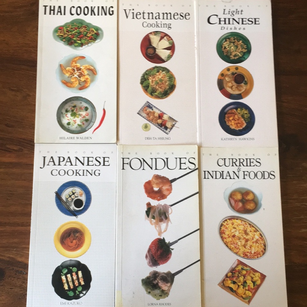 6 HPBooks Cooking Series Cookbook Vintage 80s 90s HP Books Cook Book